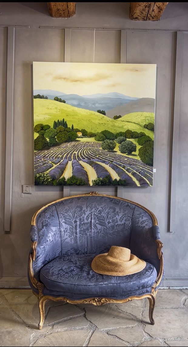 galerie marchal interieur toile lavande