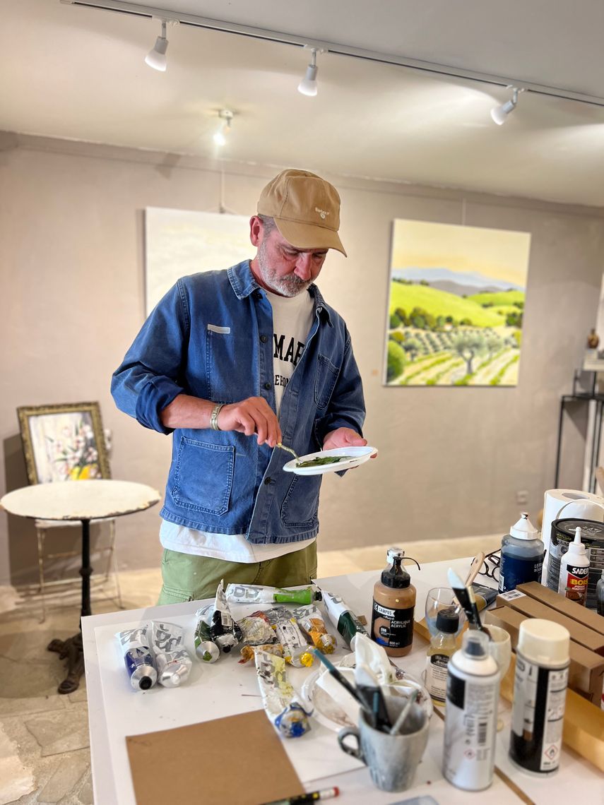 thierry marchal artiste peintre lourmarin